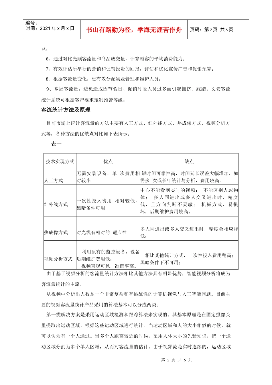 客流统计分析决策系统介绍_第2页