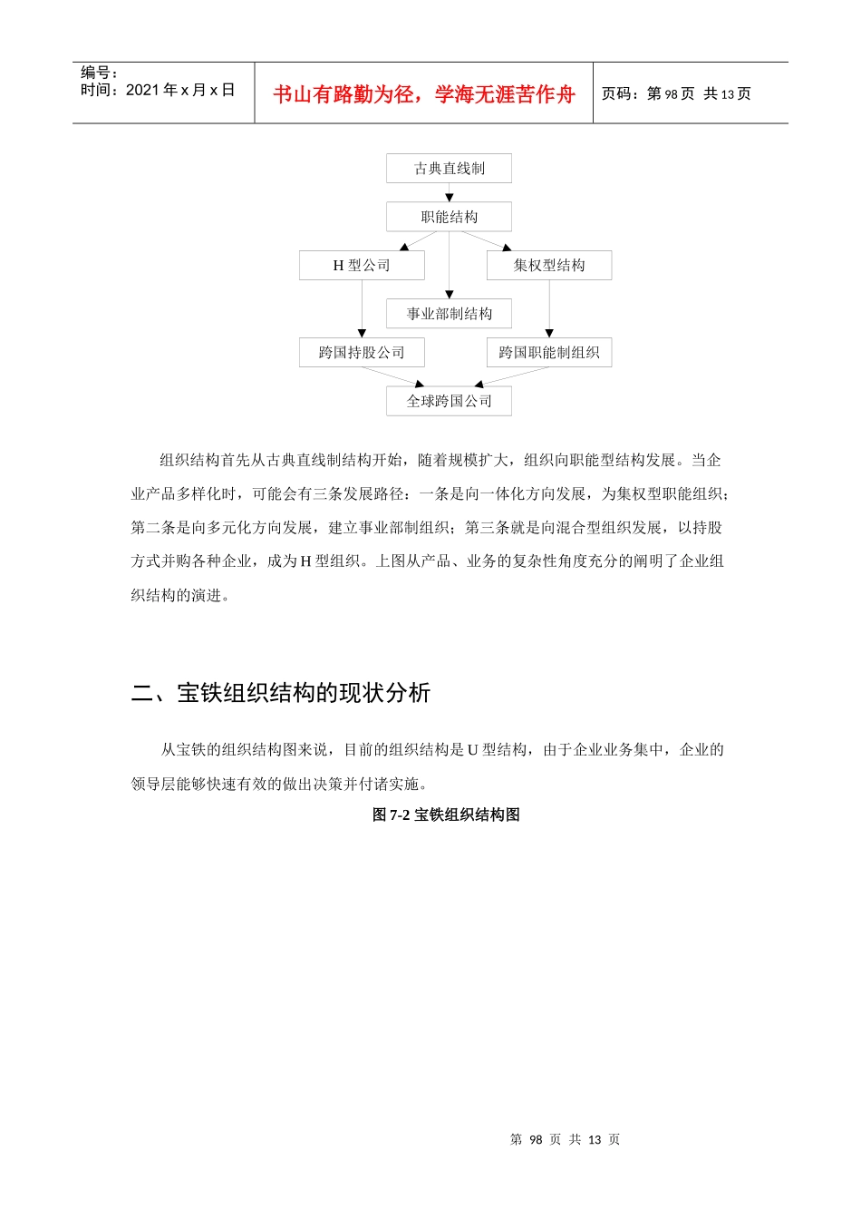宝铁组织结构分析_第2页