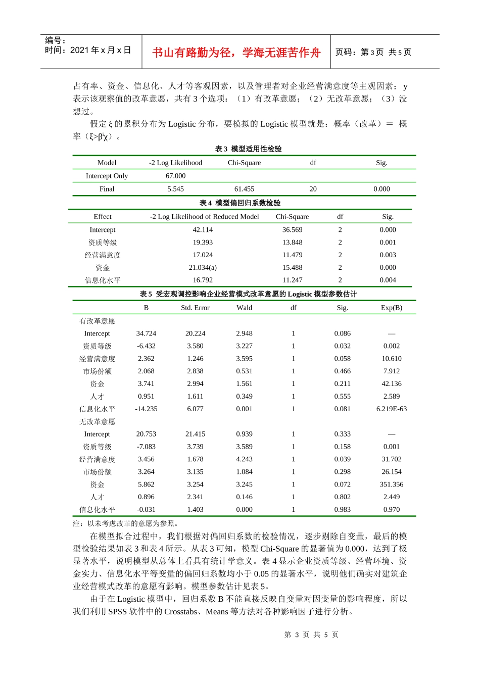 宏观调控下浙江建筑企业经营模式改革意愿探析(_第3页