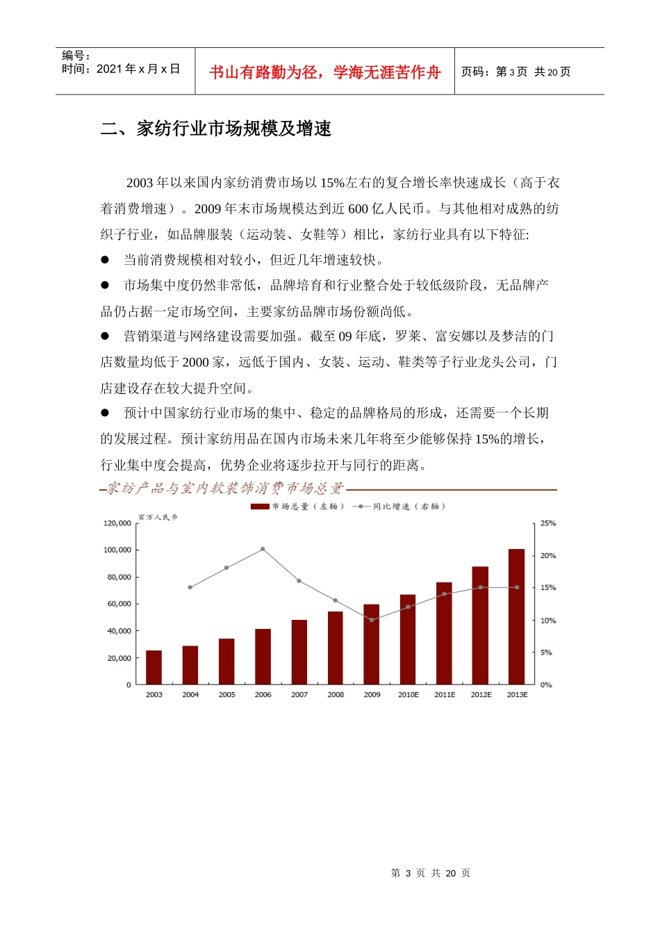 家纺行业研究报告概述_第3页