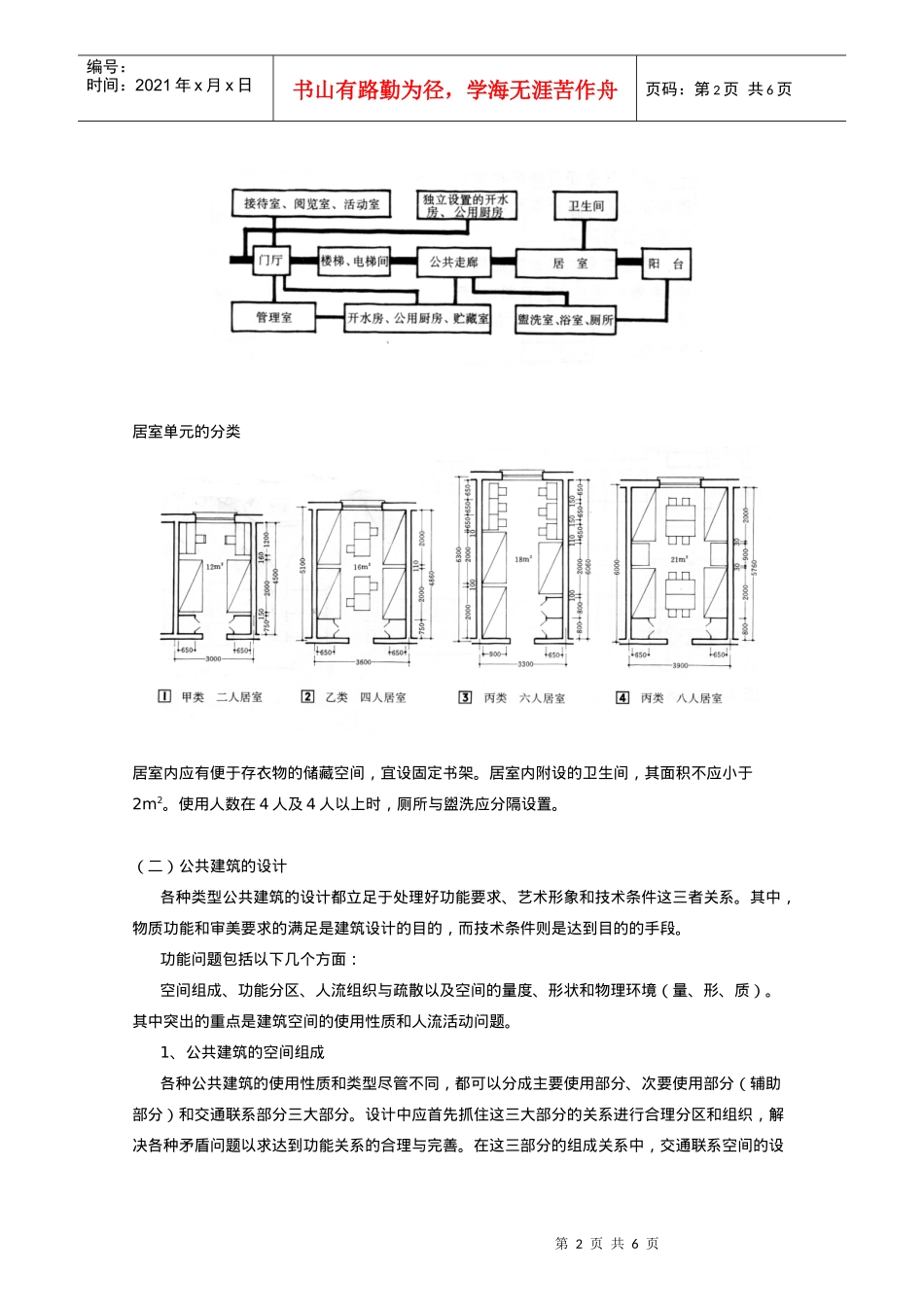 小型公共建筑设计原理(学生公寓)_第2页