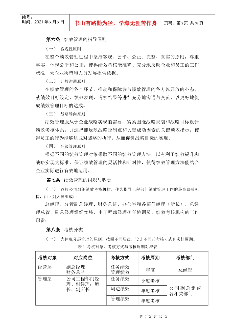 工程部门绩效管理办法(草稿)_第3页