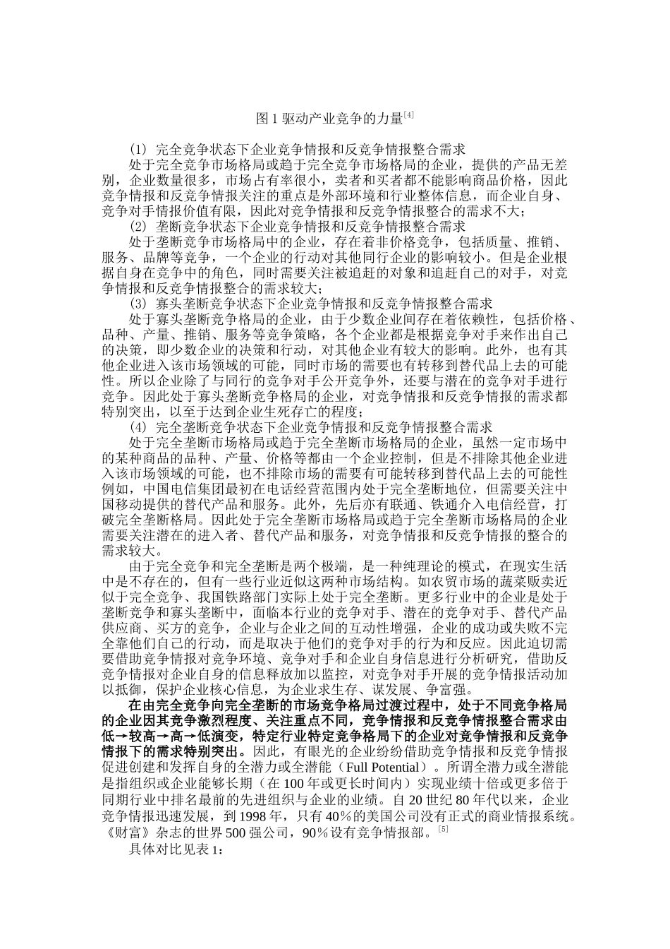 市场结构与企业竞争情报和反竞争情报讲义_第3页