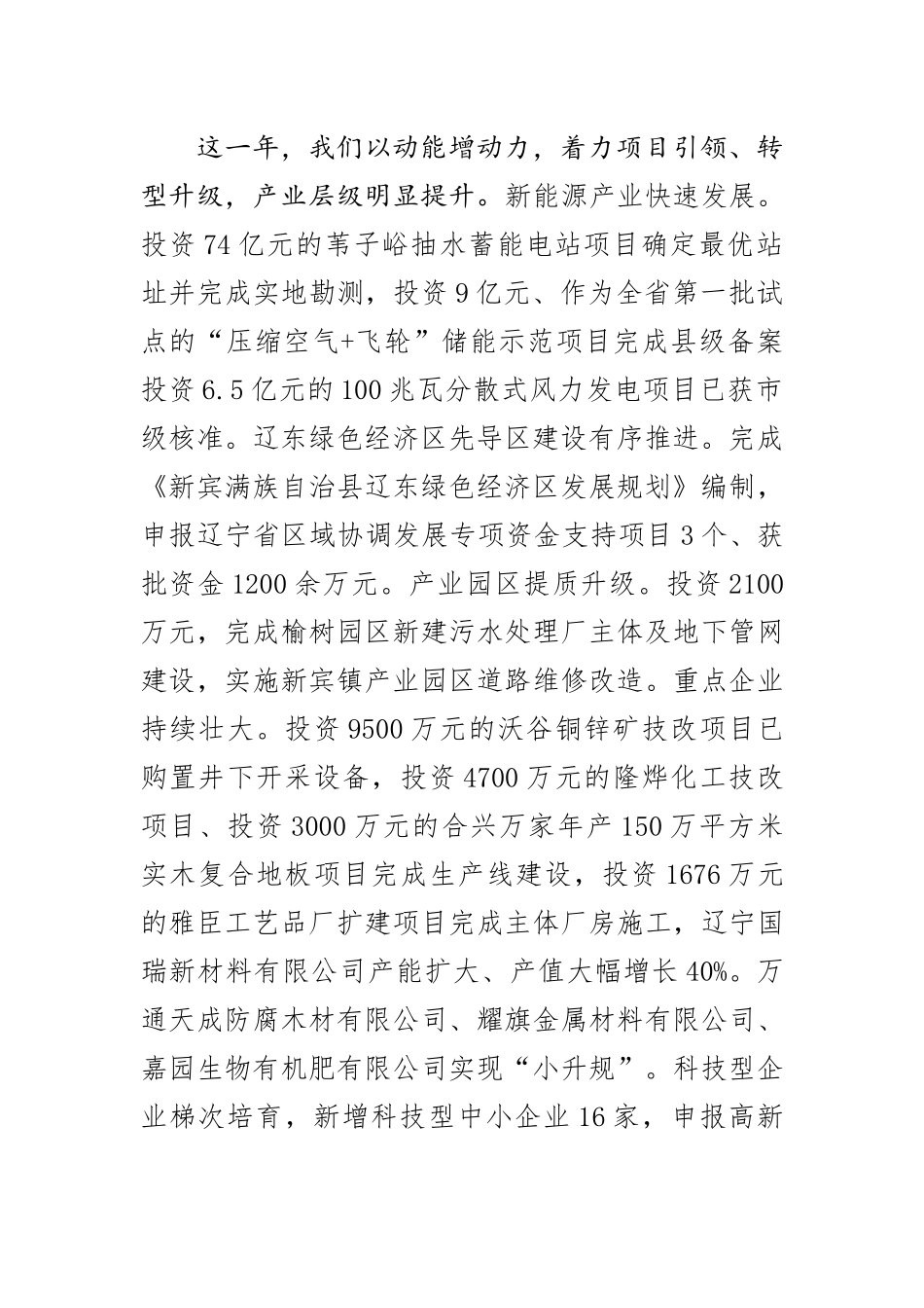 新宾满族自治县2024年政府工作报告_第2页