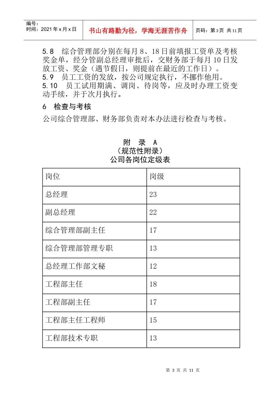 工资奖金管理办法_第3页