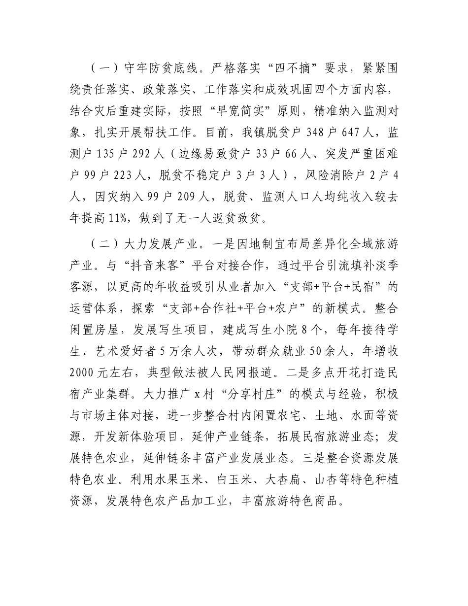 镇2023年度领导班子总结报告_第3页