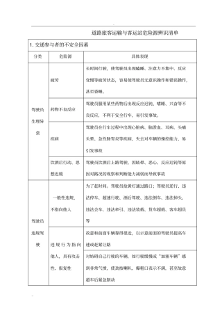 危险源辨识及风险控制