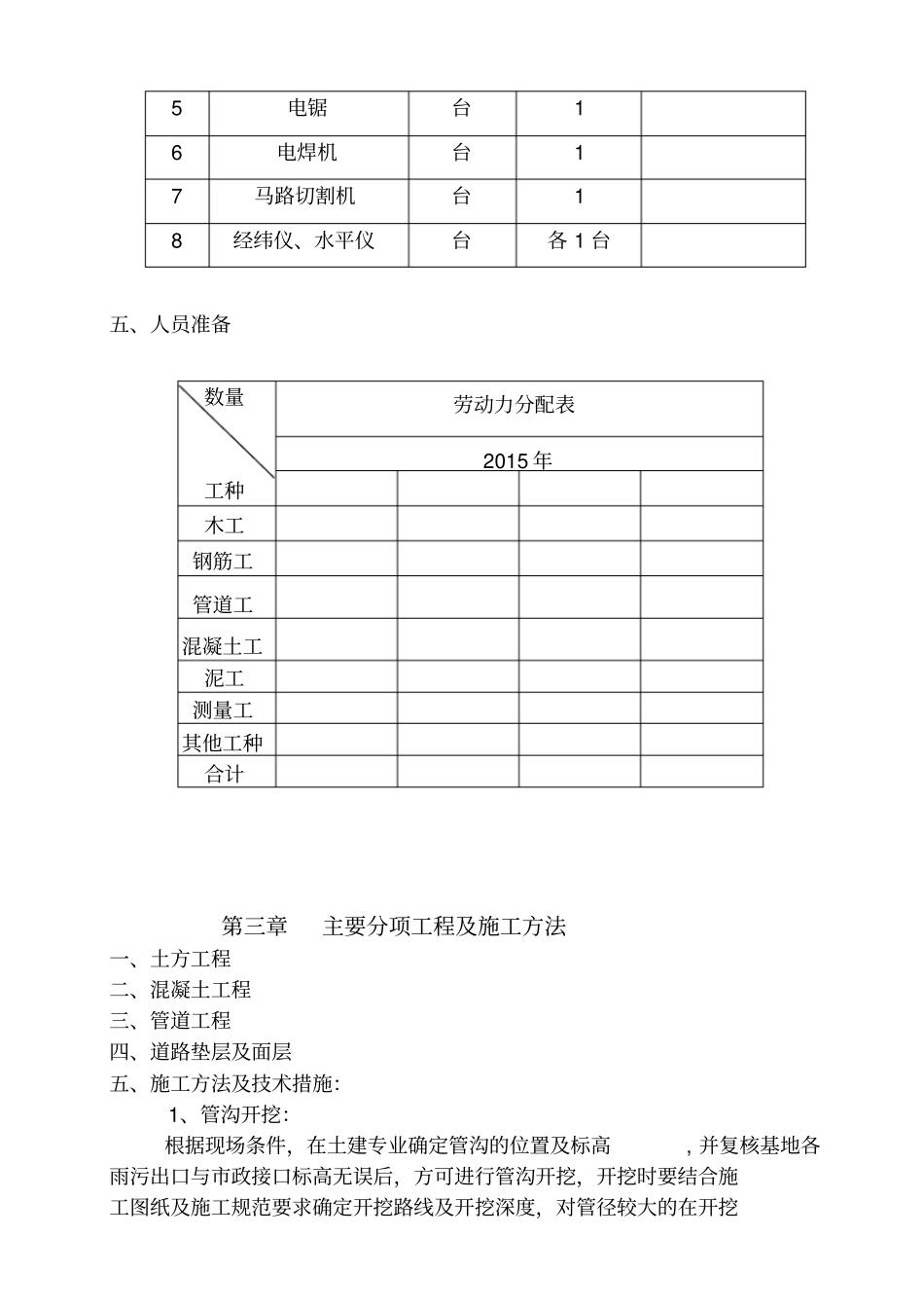 室外工程施工方案52435_第3页