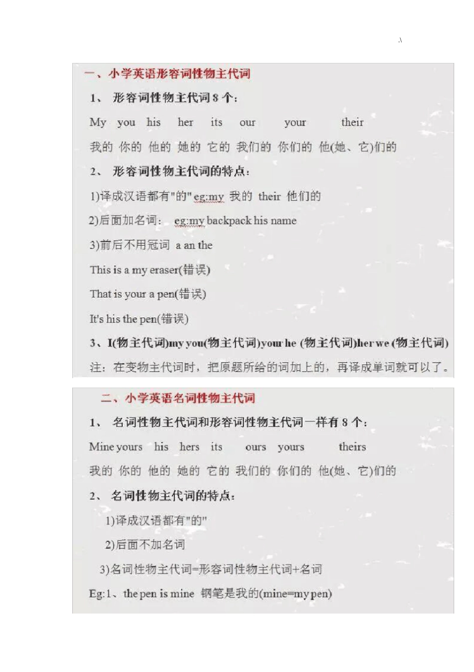 小学英语必须掌握的学习知识重点_第2页