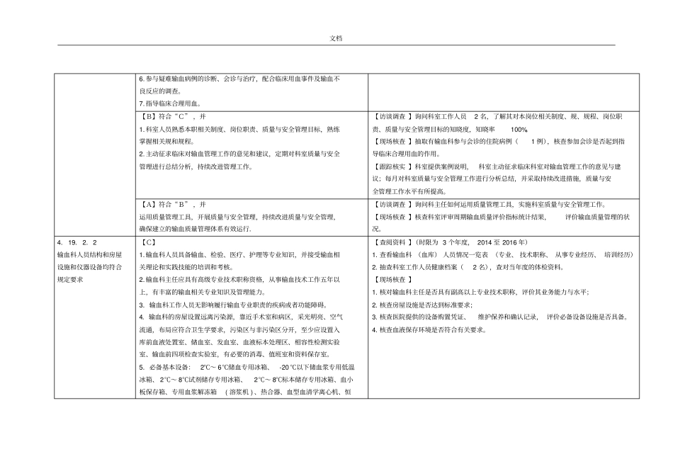 2016年输血科三甲评审实用标准_第3页