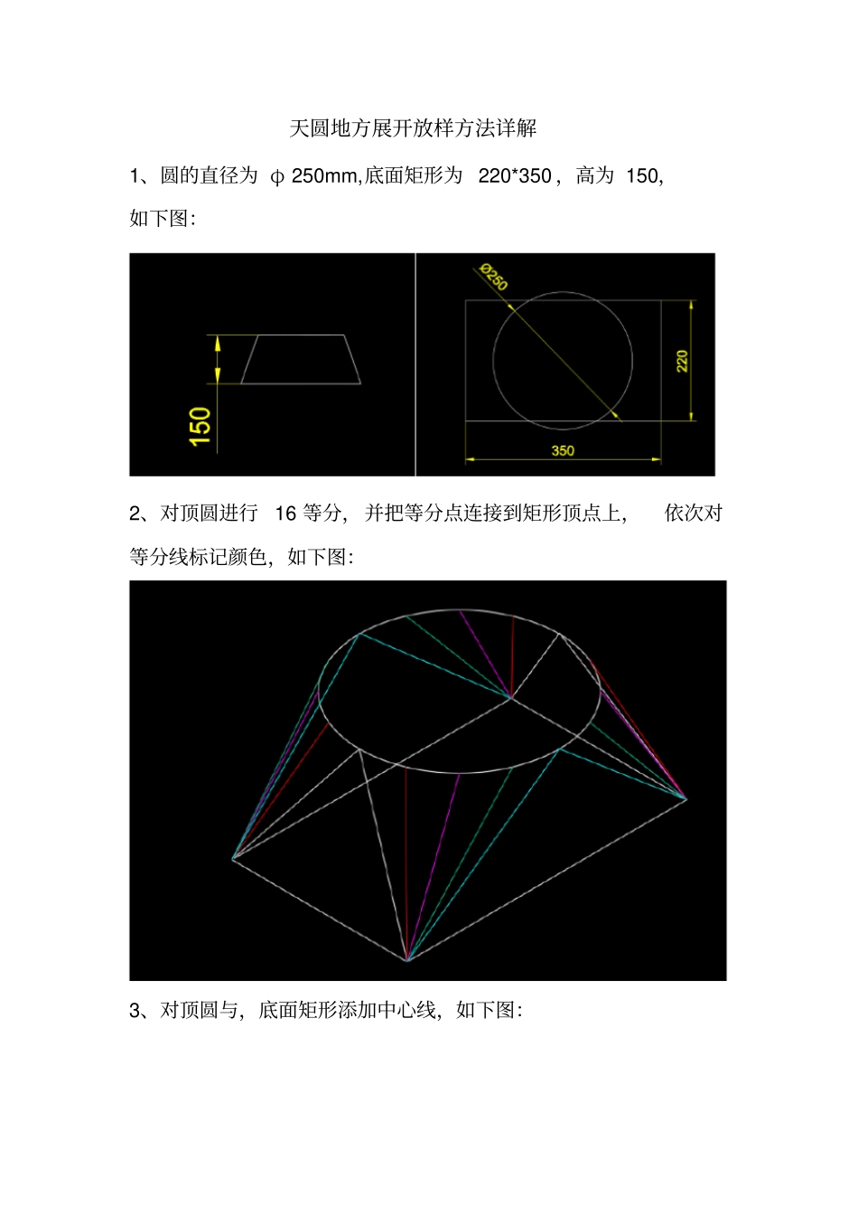 天圆地方展开详细作图方法_第1页