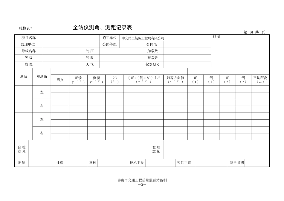 工作指南(XXXX版)第六册施工单位施工检查记录表_第3页