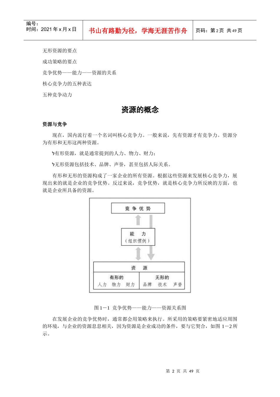 市场竞争策略分析与最佳策略选择(余世维）_第2页