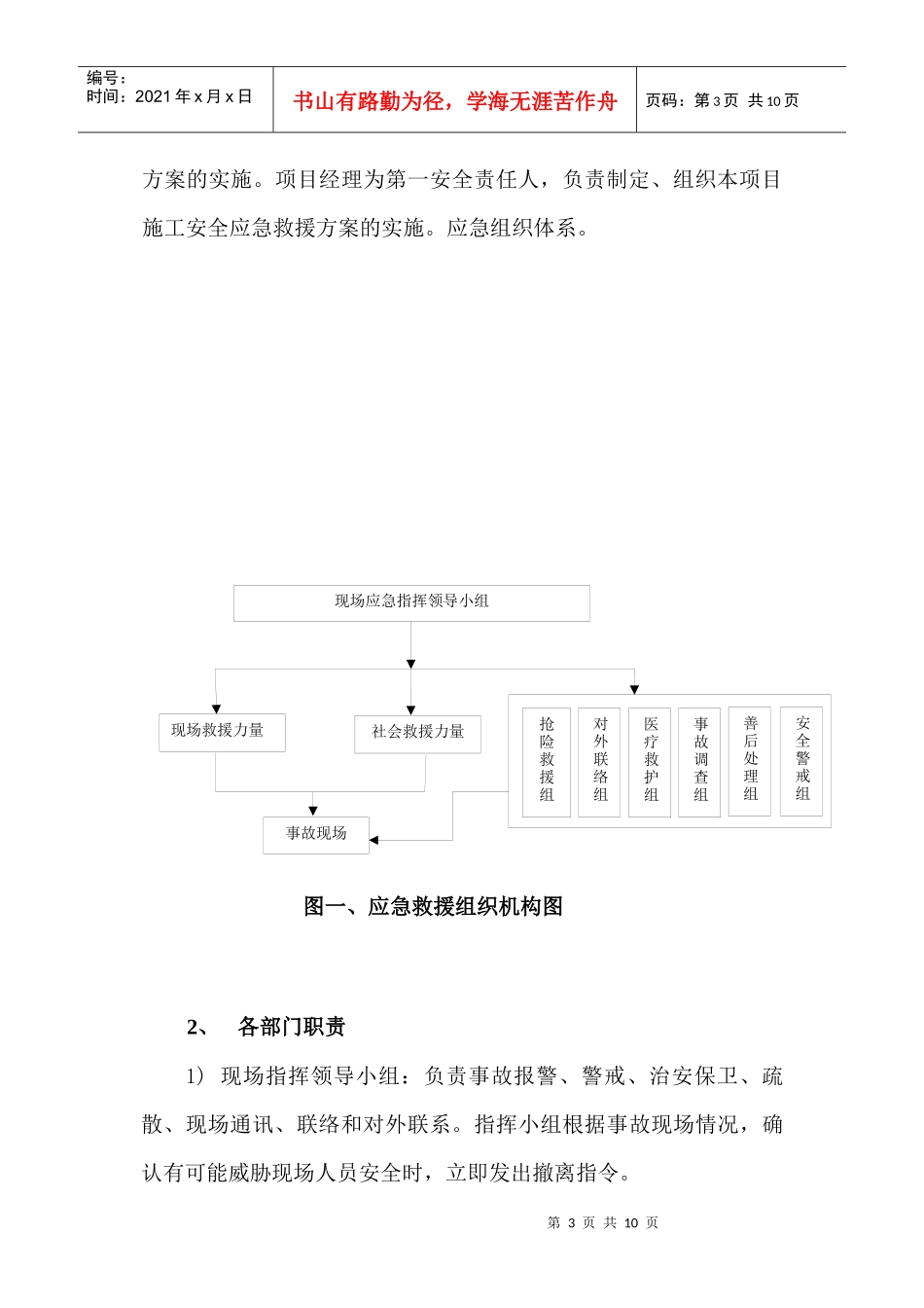 左旗人劳局工程爆破应急预案_第3页