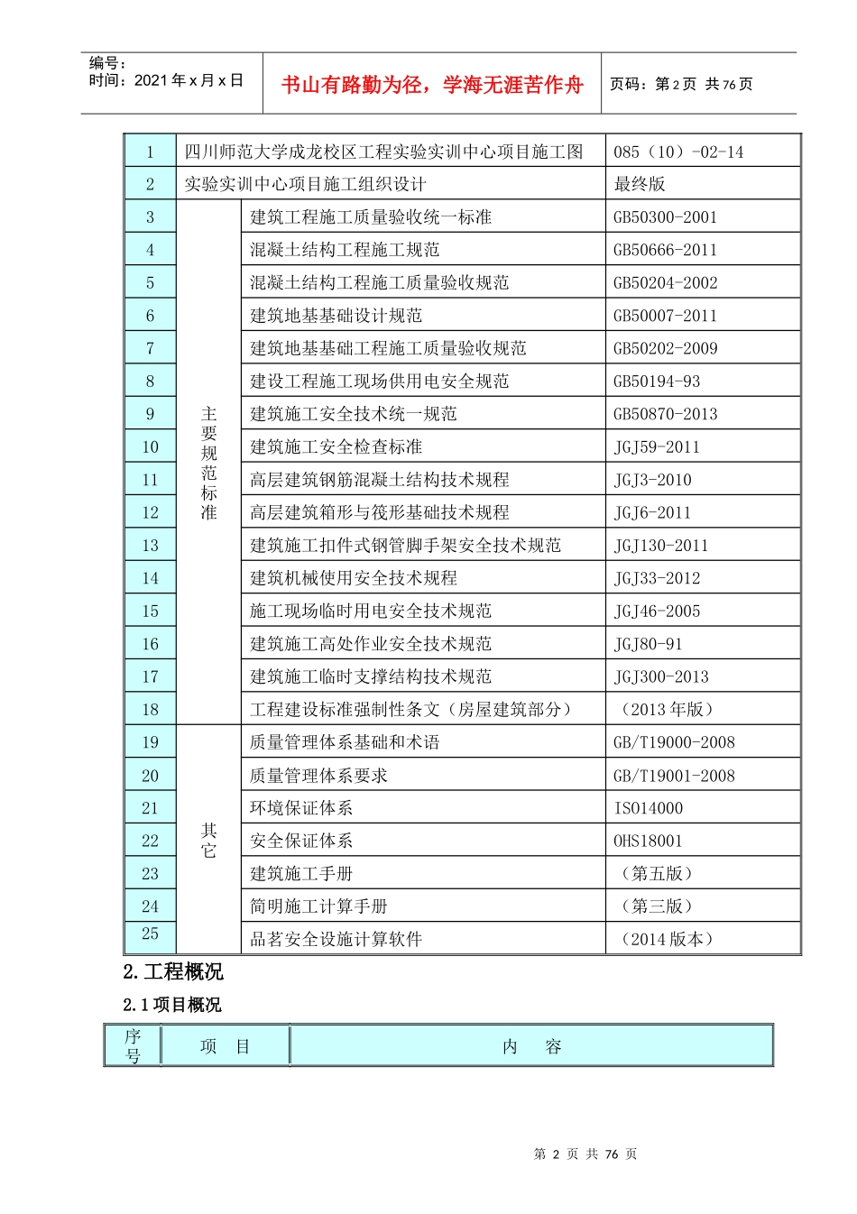 工程实验实训中心项目模板专项施工方案_第2页