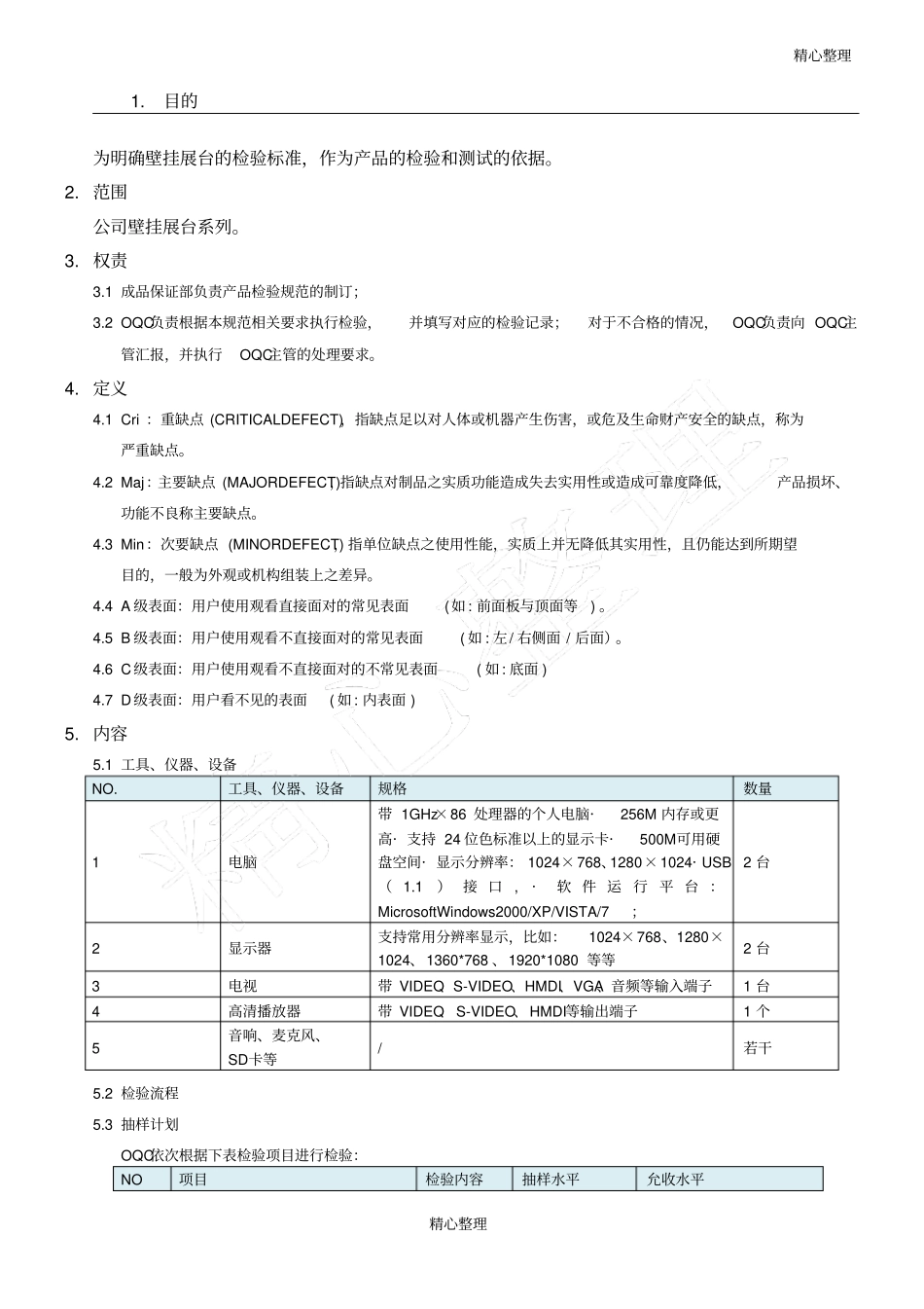 产品检验规范格式_第1页