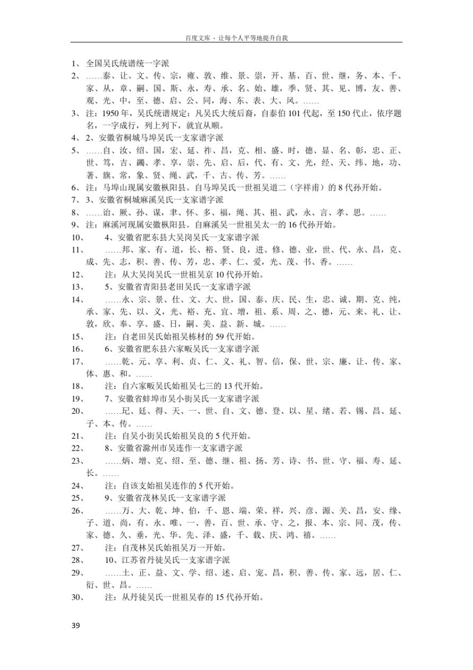 吴氏家谱字辈_第1页