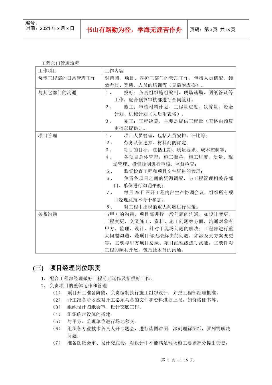 工程部组织架构及流程一稿_第3页