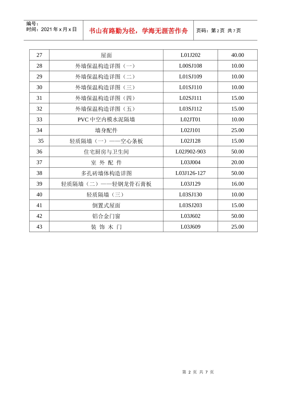 山东省建筑标准设计图集目录_第2页