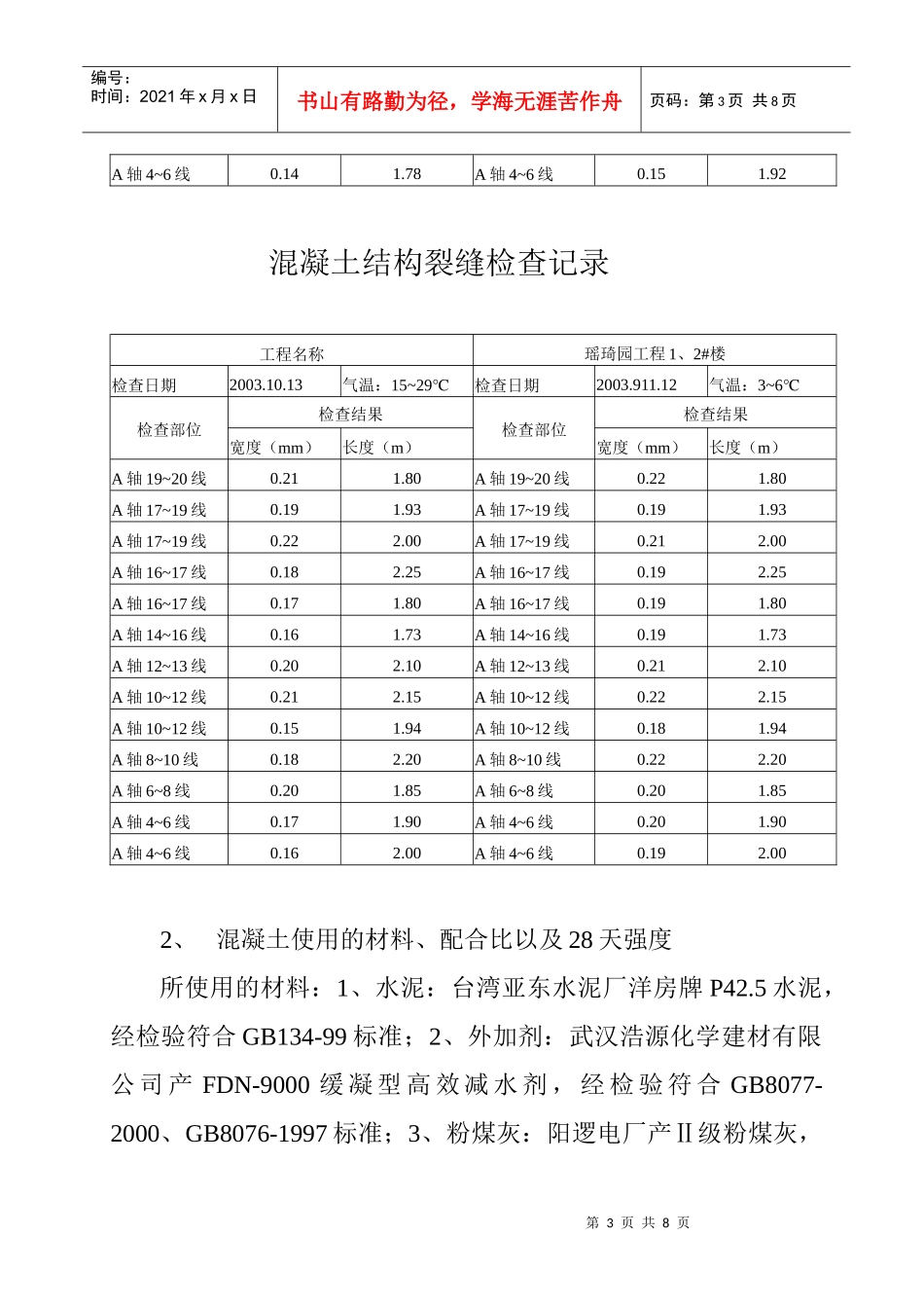 工程地下室剪力墙裂缝成因分析_第3页