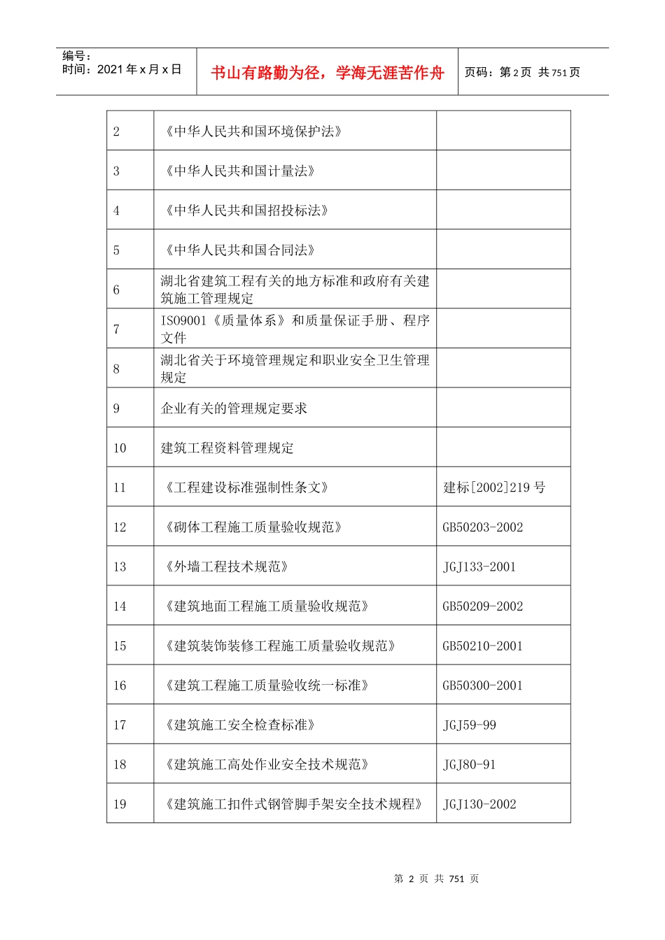 工程管理_建筑工程技术标模板_643页_第2页