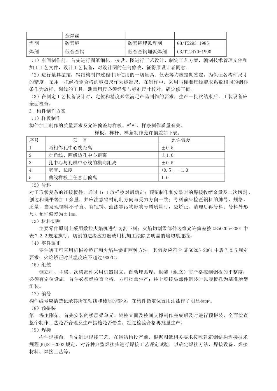 单层门式轻钢结构工程施工组织设计.(19页)_第3页