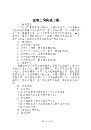 竞争上岗实施方案 (11)