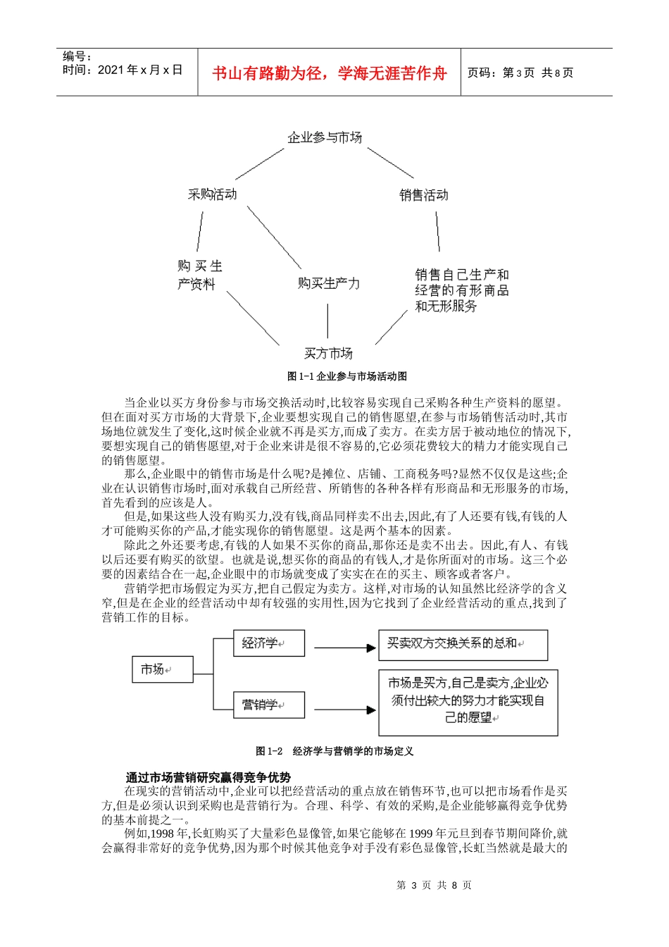 市场营销（MBA全景教程之八）（DOC8页）_第3页
