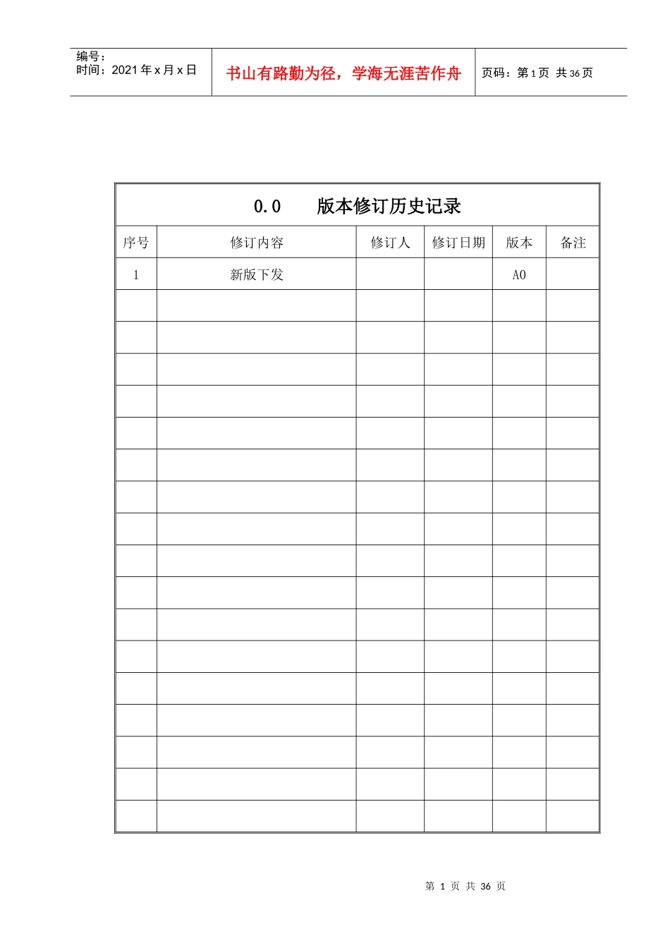广西XX食品有限公司质量手册(1)_第1页