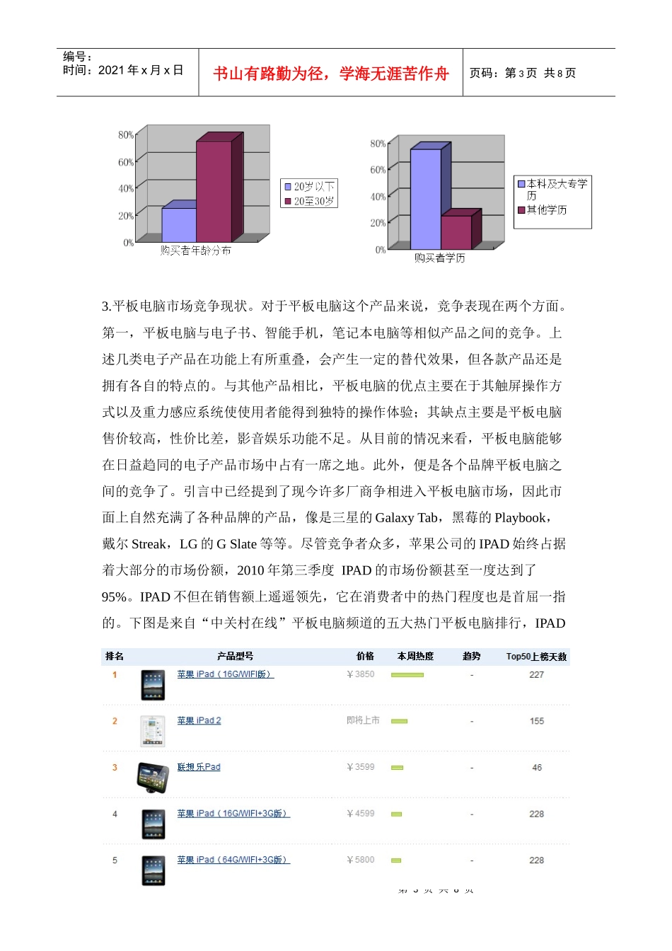 平板电脑市场调查报告范本_第3页