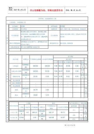 市政道路工程2
