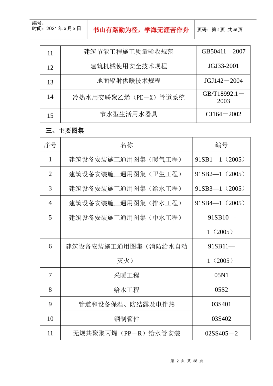 康庄项目三期6#、24#楼暖卫施工方案_第2页