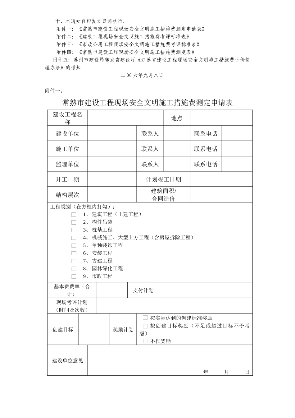 常熟市建设工程现场安全文明施工措施费计价管理办法_第2页