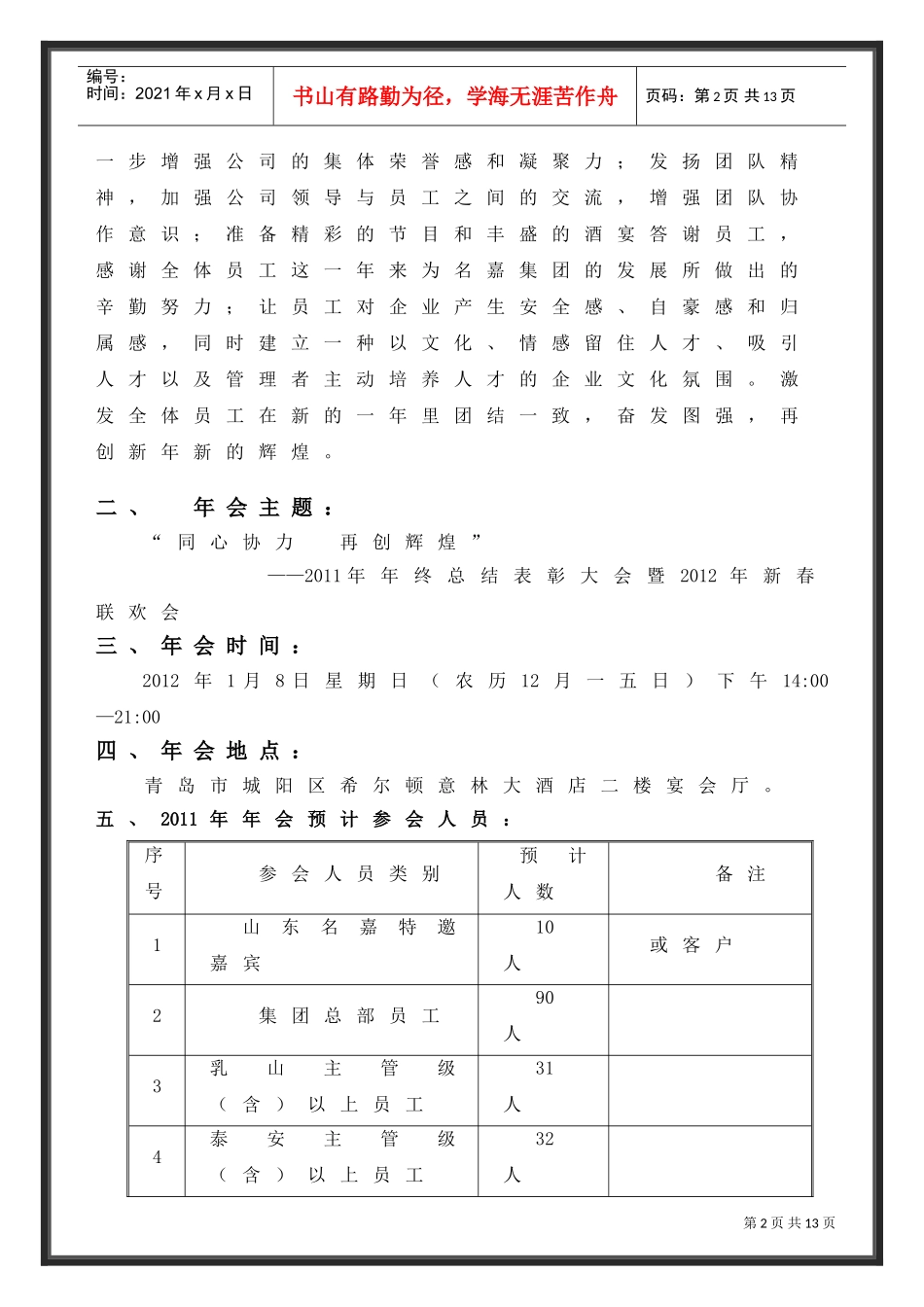 年终总结表彰大会与新春联欢会_第2页