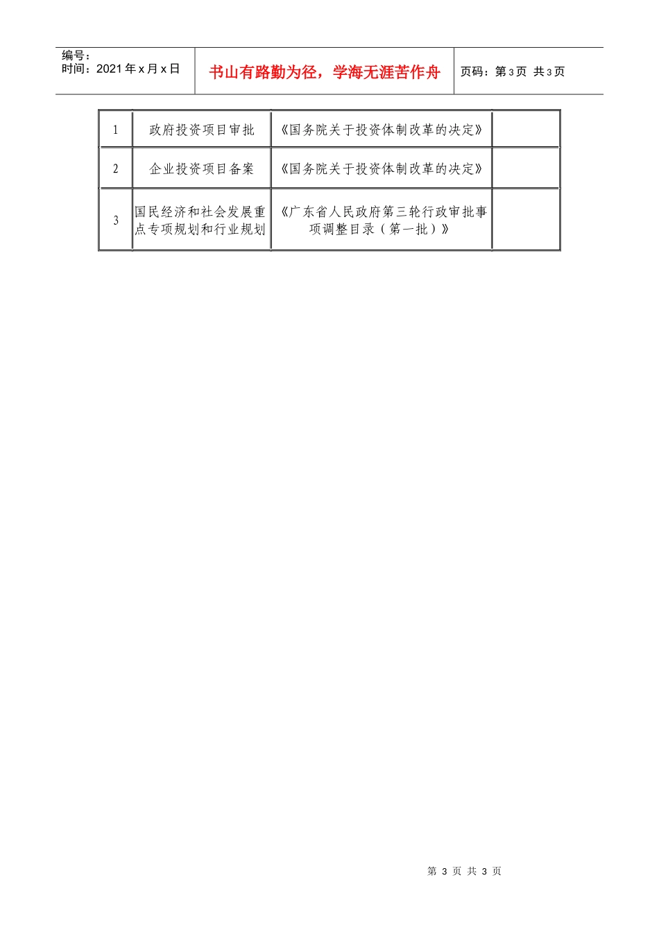 广东省发展和改革委员会行政执法职权核准界定结果_第3页