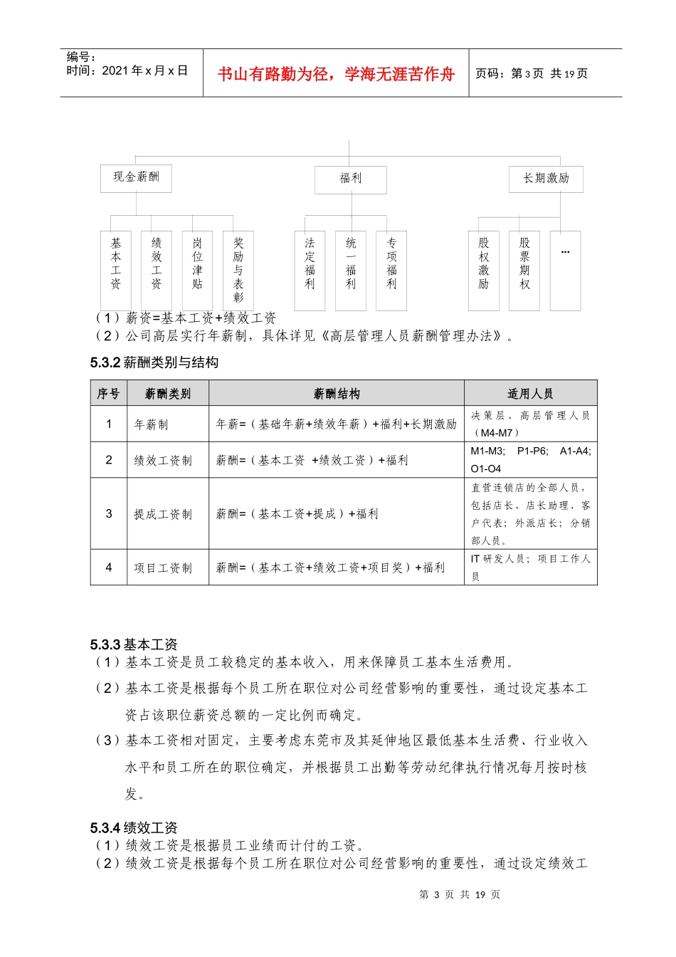 广东大地集团薪酬管理办法_第3页