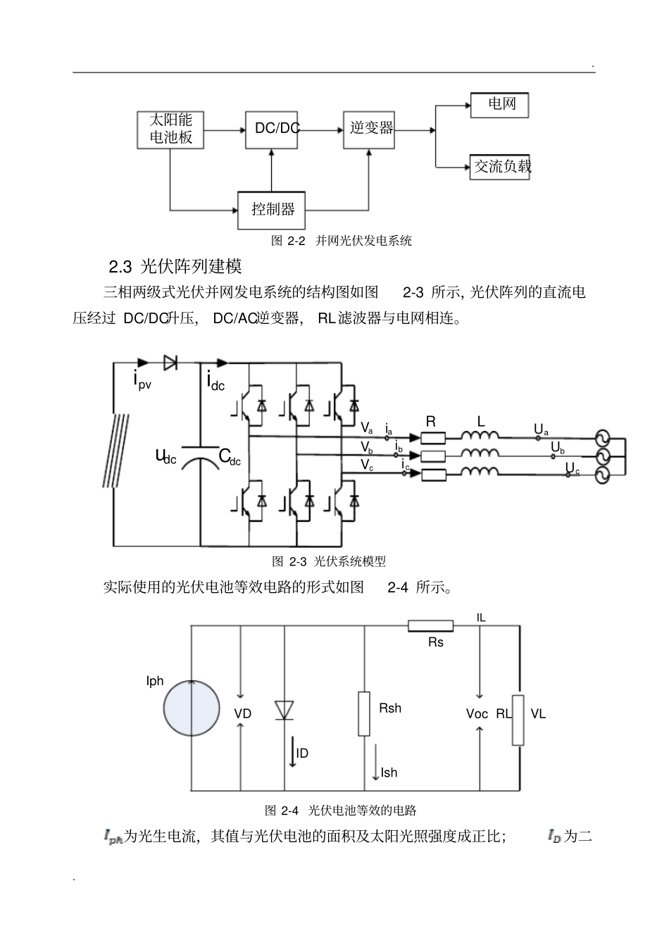并网光伏发电系统设计与仿真_第3页