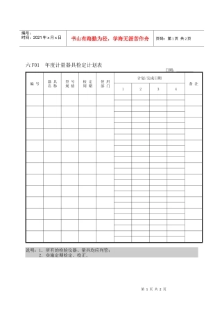 年度计划表与预算表(doc 5页)1
