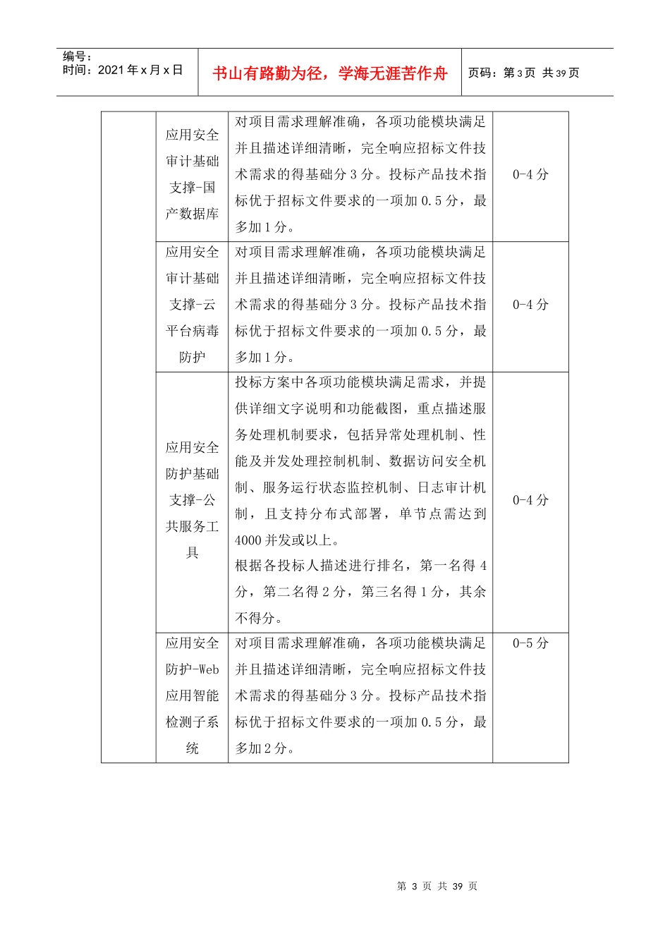 应用系统安全防护项目需求书_第3页