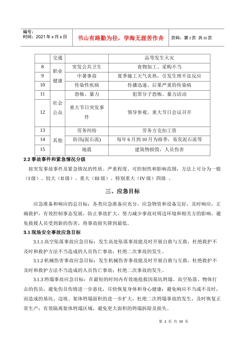 应急预案施工方案技术交底2_第3页