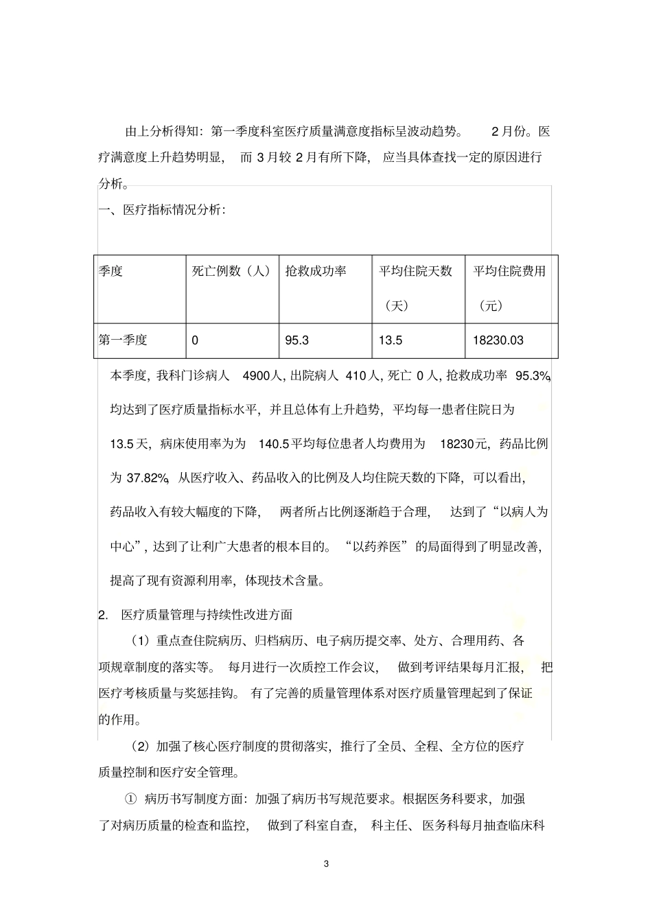 2015第1季度医疗质量安全管理与持续改进总结1-(1)_第3页