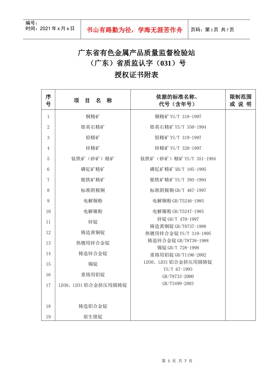 广东省有色金属产品质量监督检验站_第1页