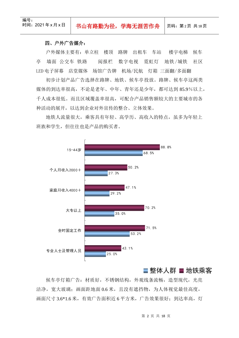 广告初步策划方案书_第2页
