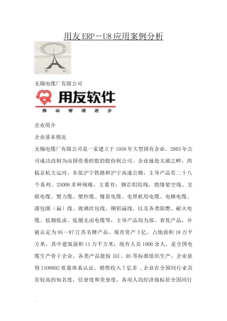 ERP的应用案例分析