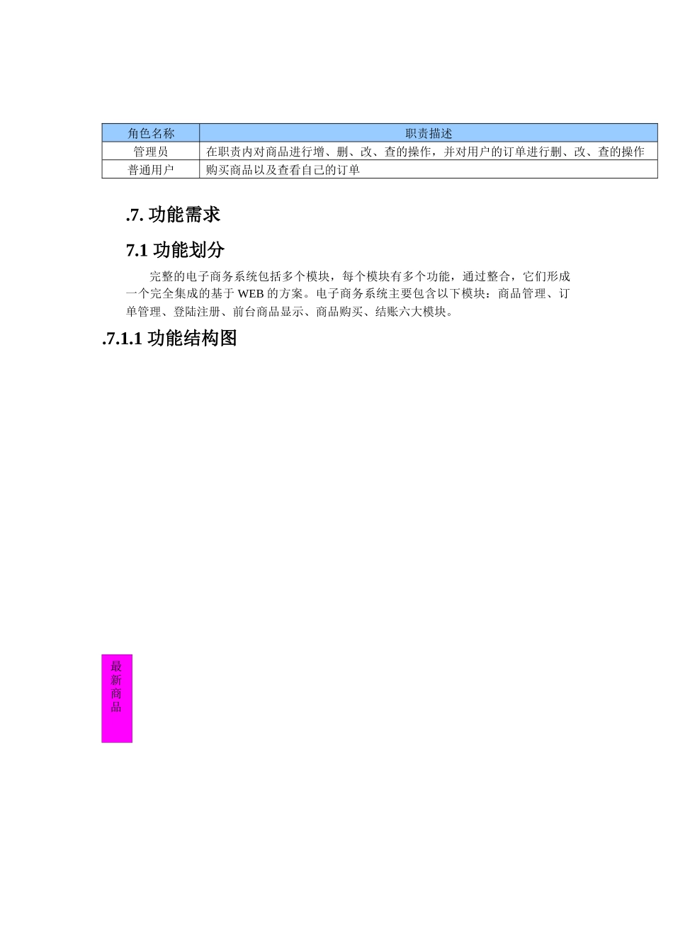 EBusiness电子商务系统需求分析报告_第3页