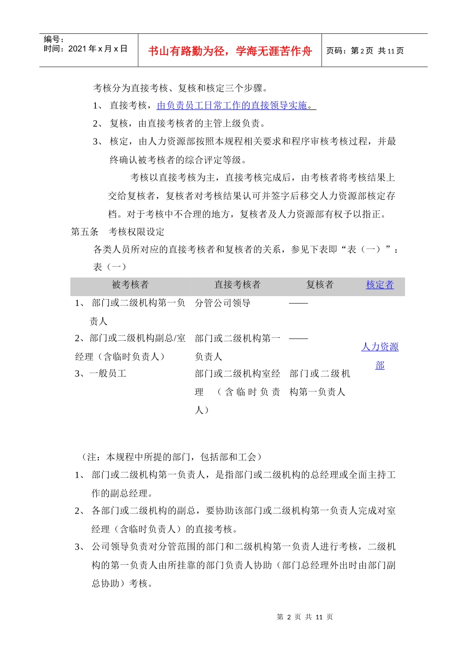 广东移动通信有限责任公司绩效考核管理制度_第2页
