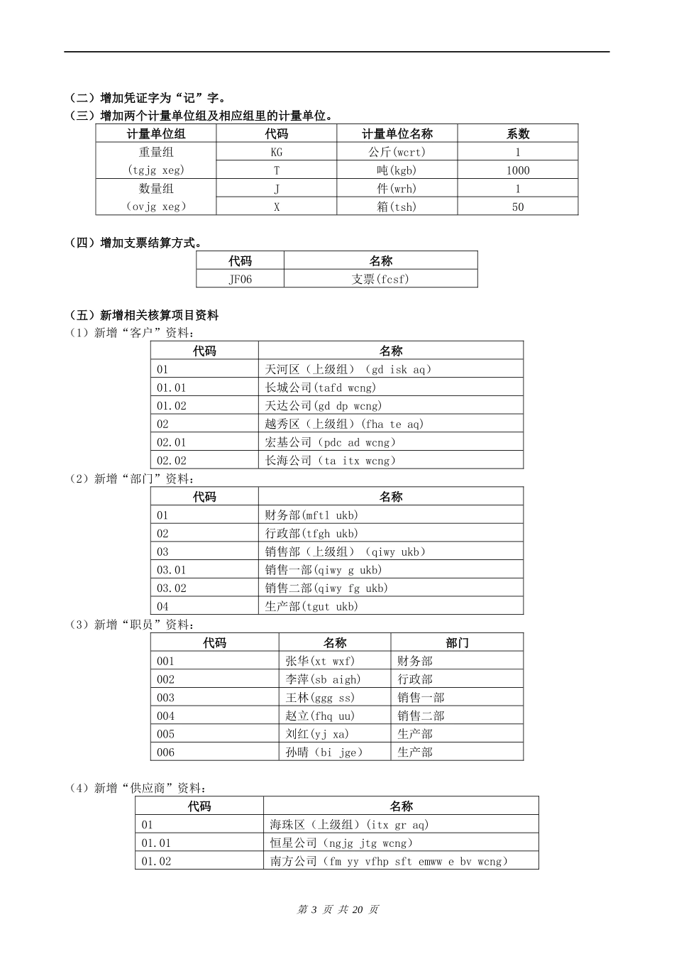 erp会计模块实习题_第3页