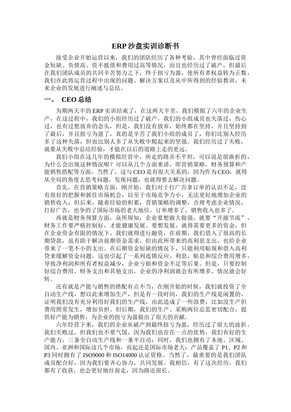 ERP沙盘实训_第2页