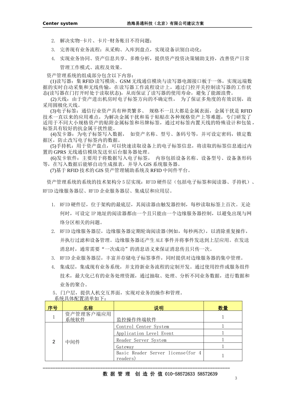 center system 金融、通讯行业数据中心和it资产管理应用_第3页