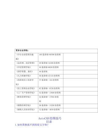 AutoCAD绘图技巧介绍